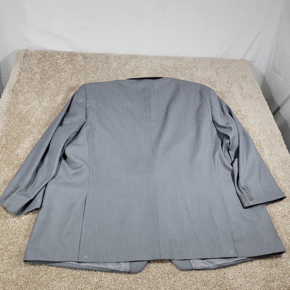 Renoir Men's 2BT Size R 60/54 Vent Nopleat Blazer Sport Coat Gray NWt - Picture 4 of 6